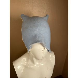 Sewn cat beanie cashmere hat Handmade warm anime helmet catwoman mask